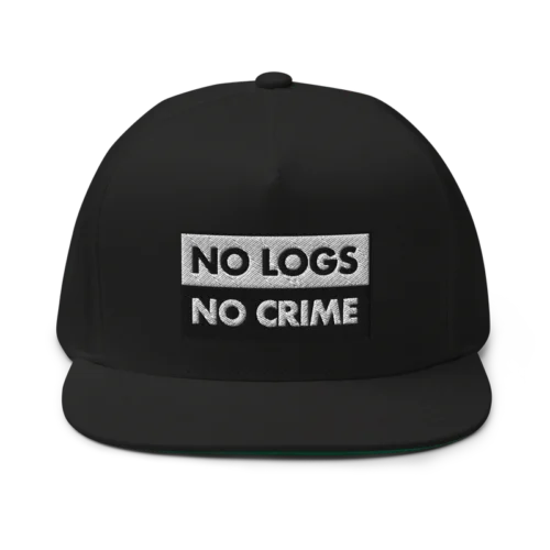 NO LOGS NO CRIME Snapback Hat