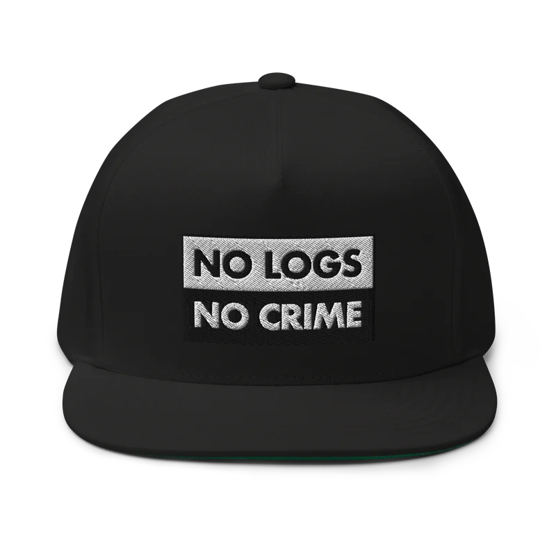 NO LOGS NO CRIME Snapback Hat