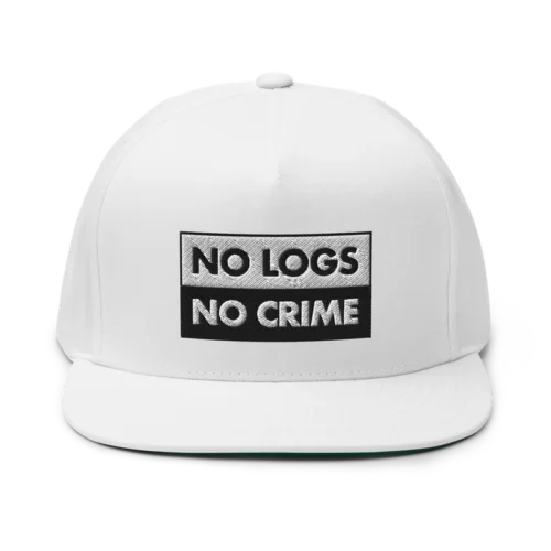 NO LOGS NO CRIME Snapback Hat