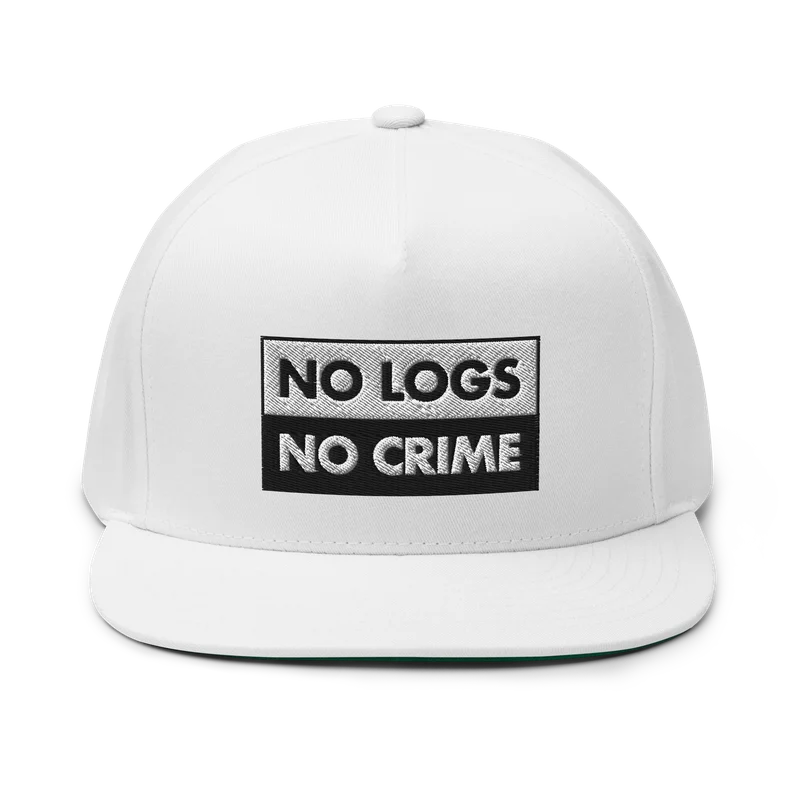 NO LOGS NO CRIME Snapback Hat