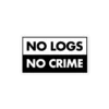 NO LOGS NO CRIME Sticker