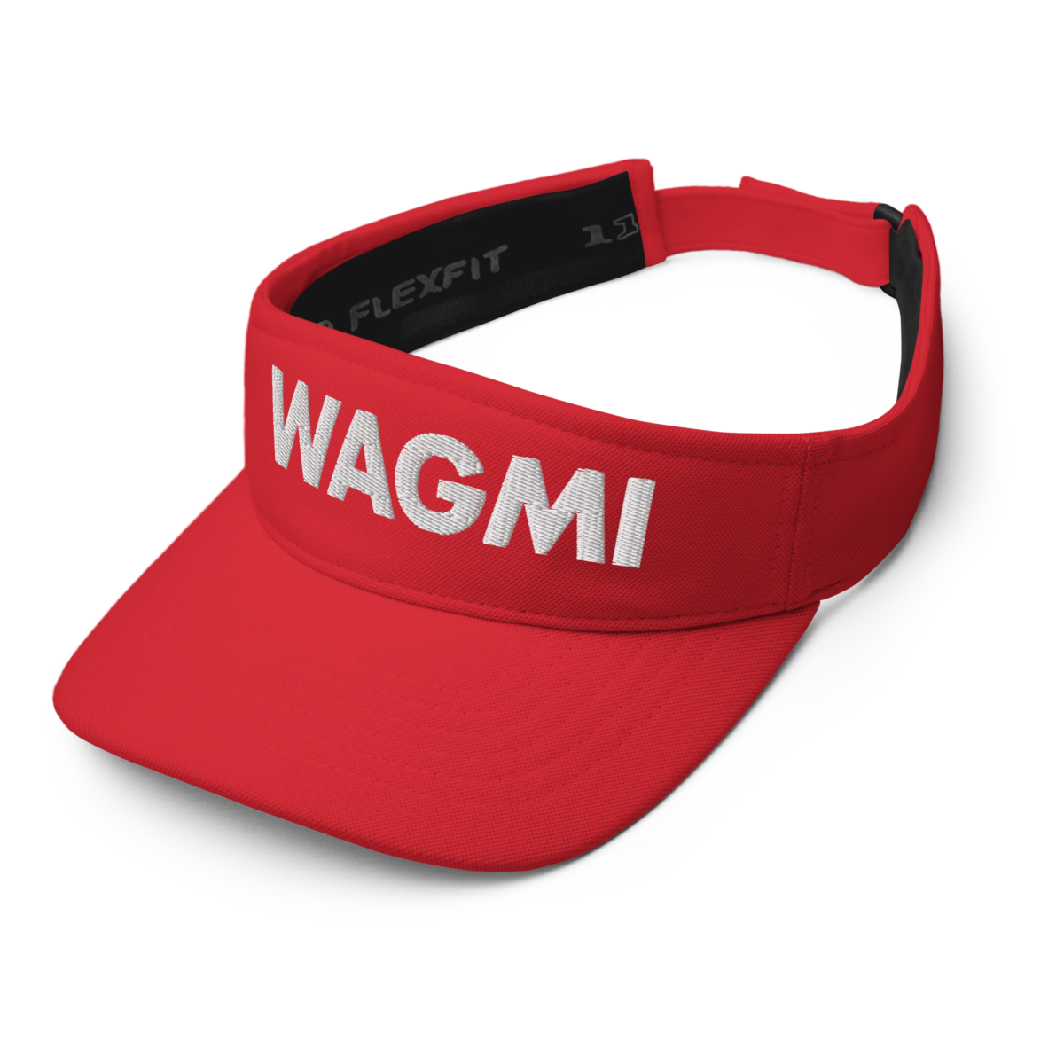 visor red left front 62e199e499473 - WAGMI Visor