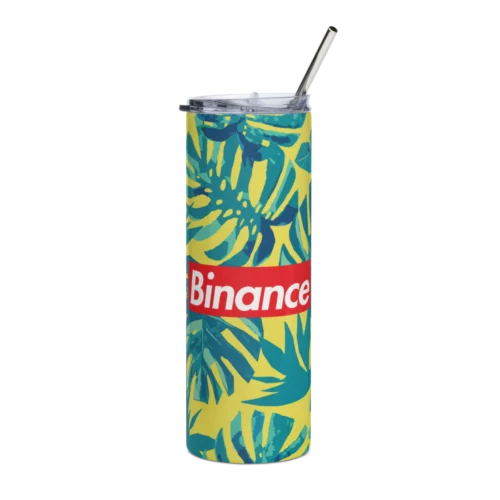 Binance Tropical Stainless Steel Tumbler