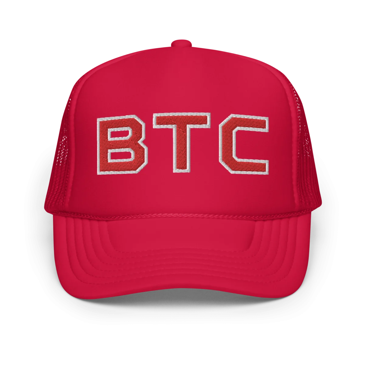 Bitcoin x BTC “Pepsi” Foam Trucker Hat - Image 4
