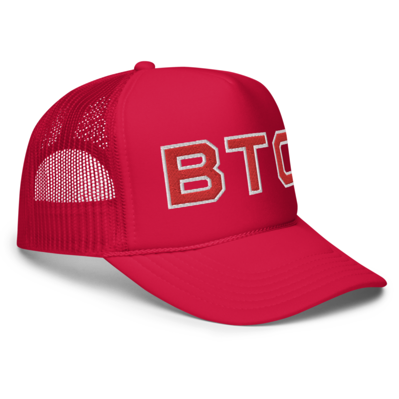 Bitcoin x BTC "Pepsi" Foam Trucker Hat