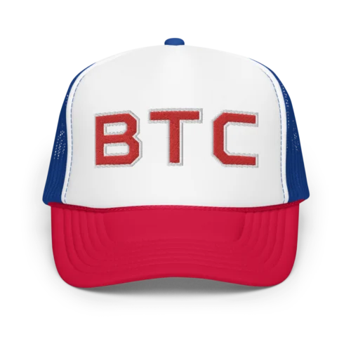 Bitcoin x BTC “Pepsi” Foam Trucker Hat