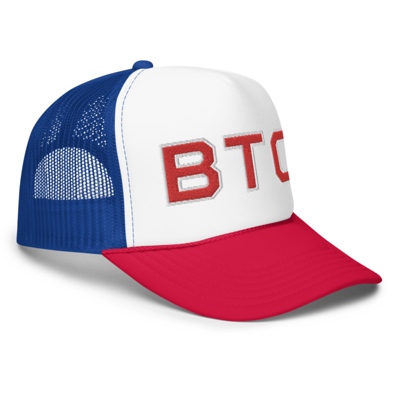 Bitcoin x BTC "Pepsi" Foam Trucker Hat