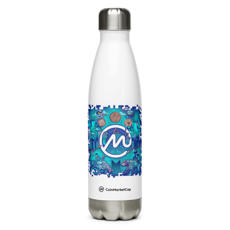 CoinMarketCap Stainless Steel Water Bottle