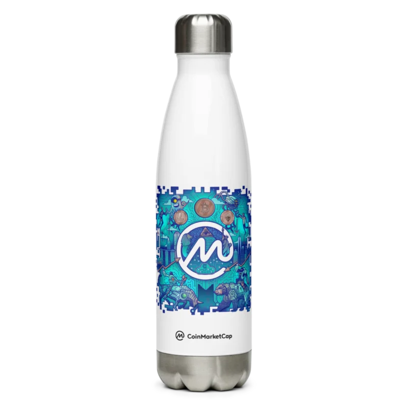 CoinMarketCap Stainless Steel Water Bottle