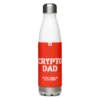 Crypto Dad Stainless Steel Water Bottle