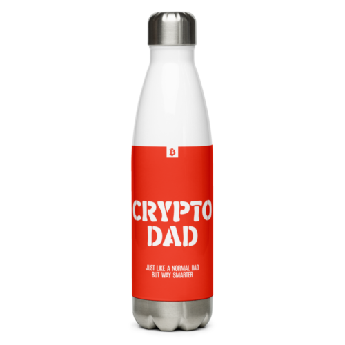 Crypto Dad Stainless Steel Water Bottle