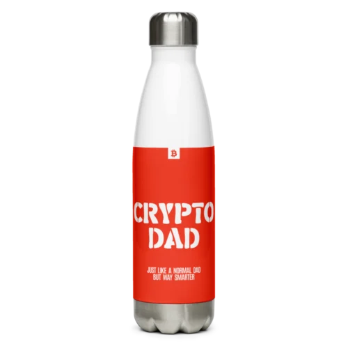 Crypto Dad Stainless Steel Water Bottle