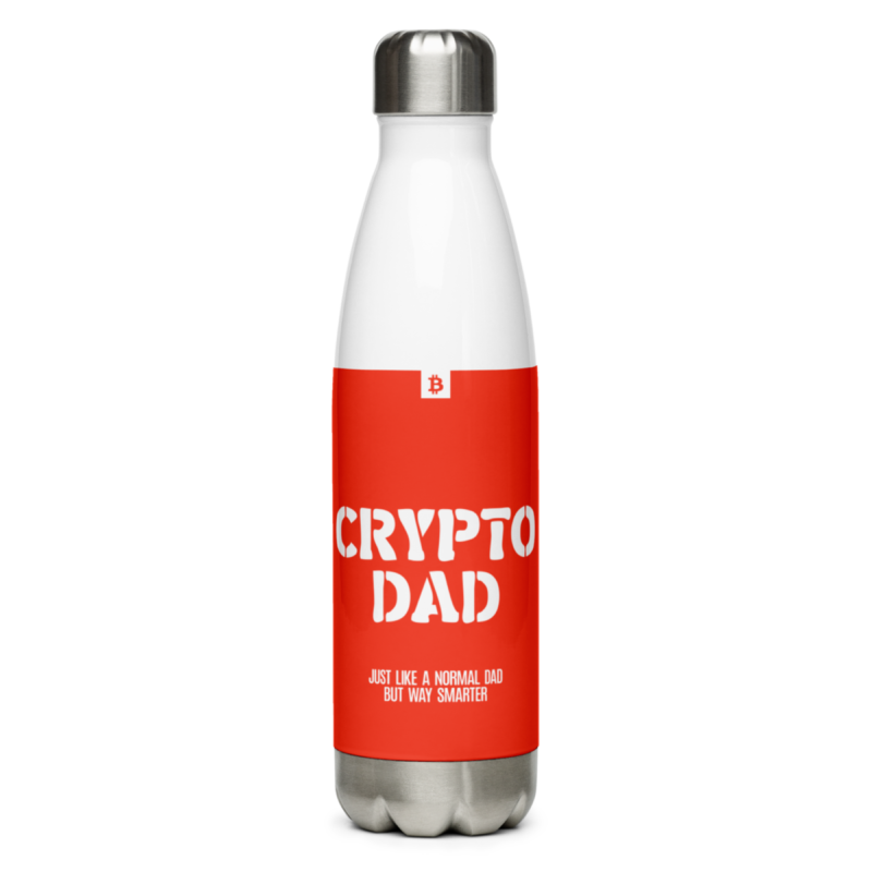Crypto Dad Stainless Steel Water Bottle
