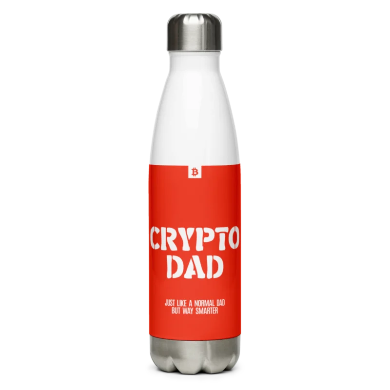 Crypto Dad Stainless Steel Water Bottle