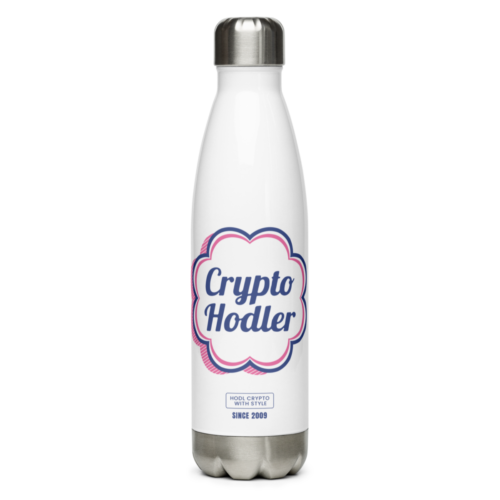 Crypto Hodler Stainless Steel Water Bottle