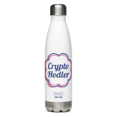 Crypto Hodler Stainless Steel Water Bottle