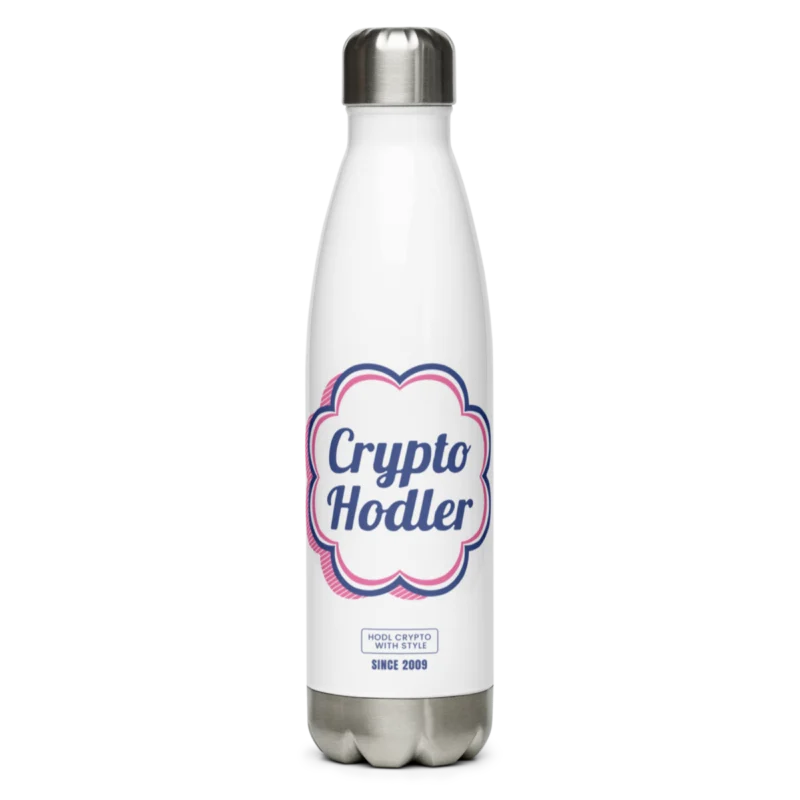 Crypto Hodler Stainless Steel Water Bottle