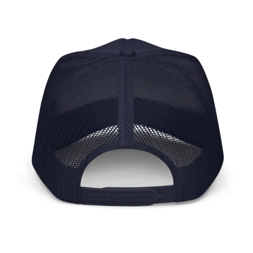 Ethereum Navy Foam trucker hat