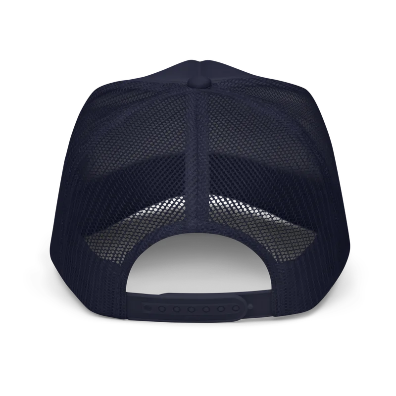 Ethereum Navy Foam Trucker Hat