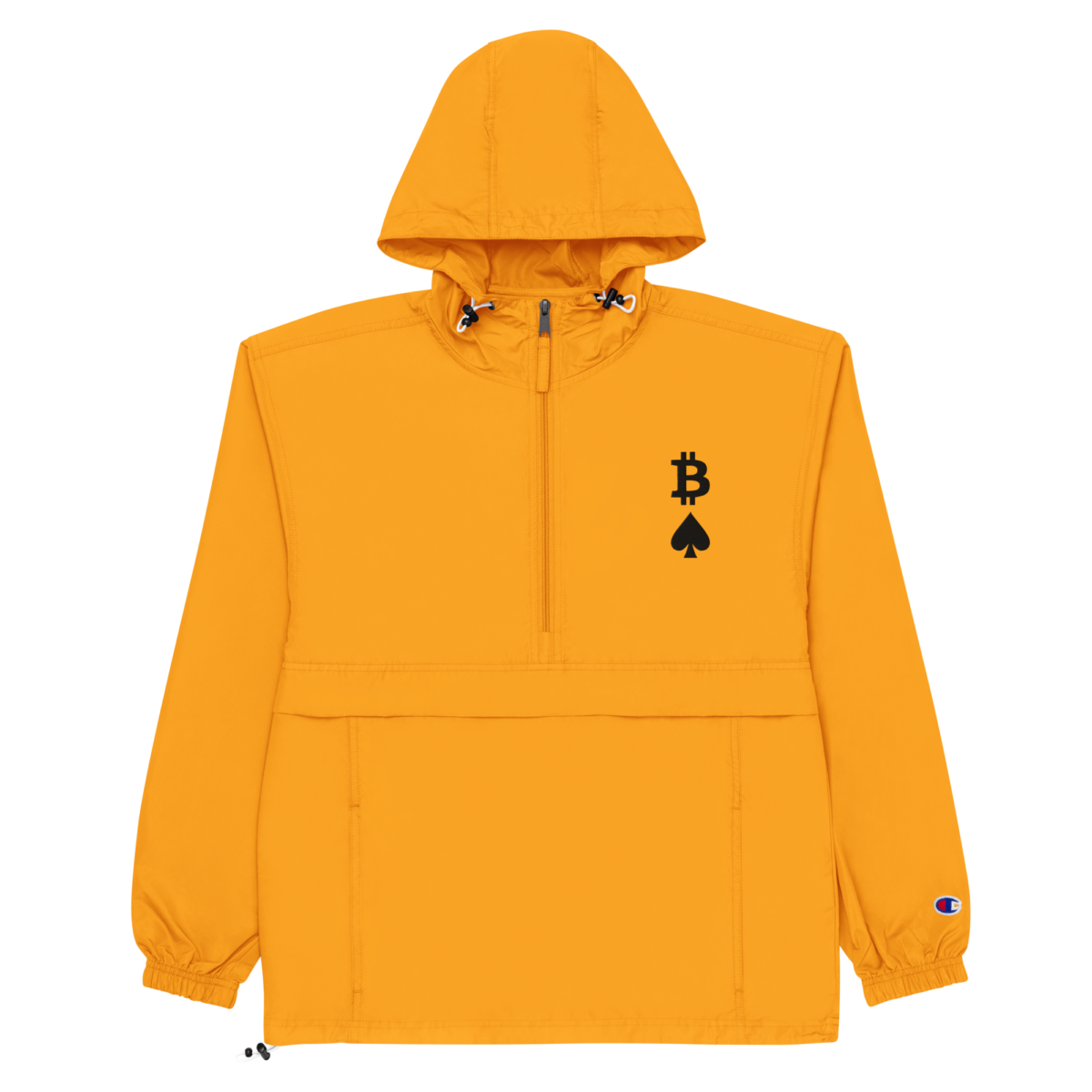 Bitcoin: Ace of Spades Champion Packable Jacket