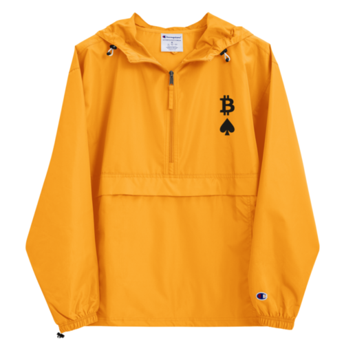 Bitcoin: Ace of Spades Champion Packable Jacket