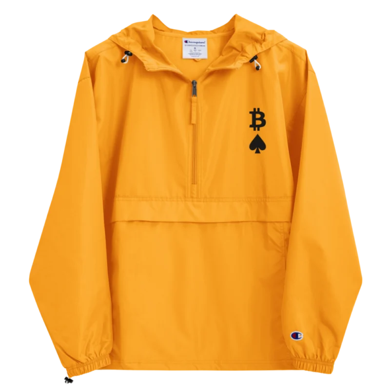 Bitcoin: Ace of Spades Champion Packable Jacket