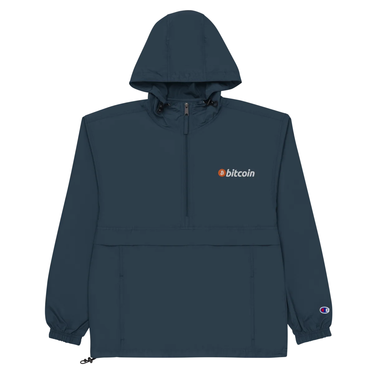 Bitcoin Classic Logo Champion Packable Jacket - Image 4