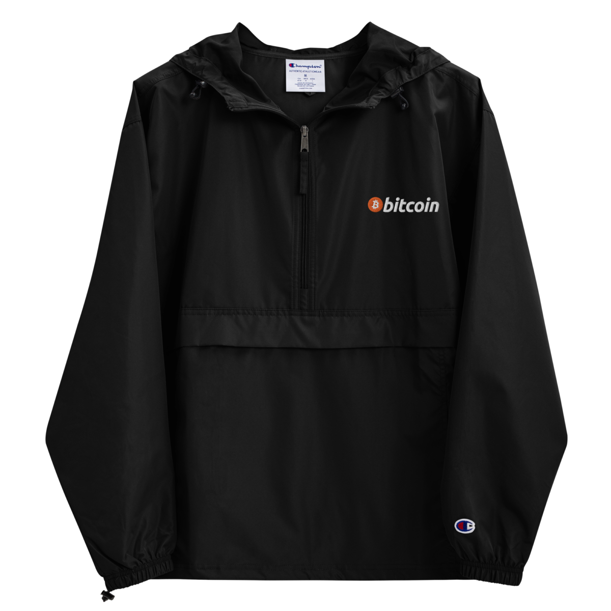 Bitcoin Classic Logo Champion Packable Jacket