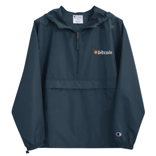 Bitcoin Classic Logo Champion Packable Jacket