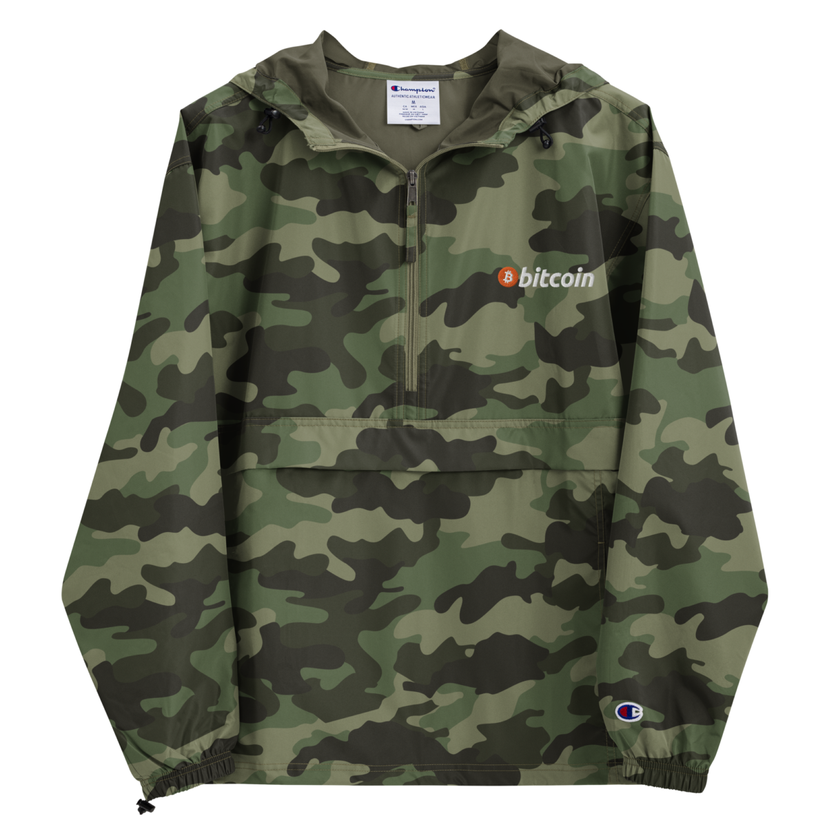 Bitcoin Classic Logo Champion Packable Jacket