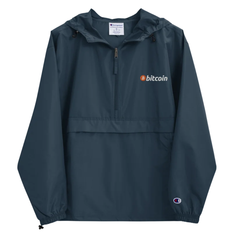 Bitcoin Classic Logo Champion Packable Jacket