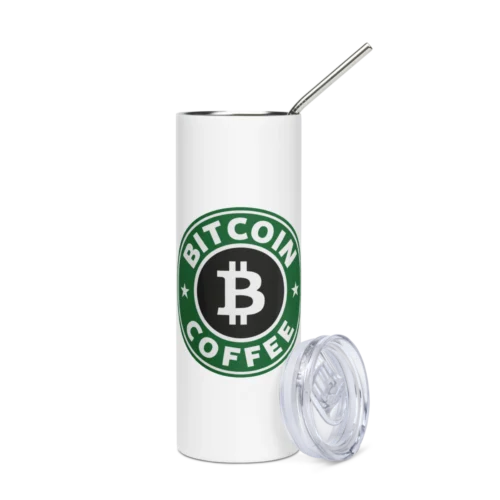 Bitcoin Coffee Stainless Steel Tumbler