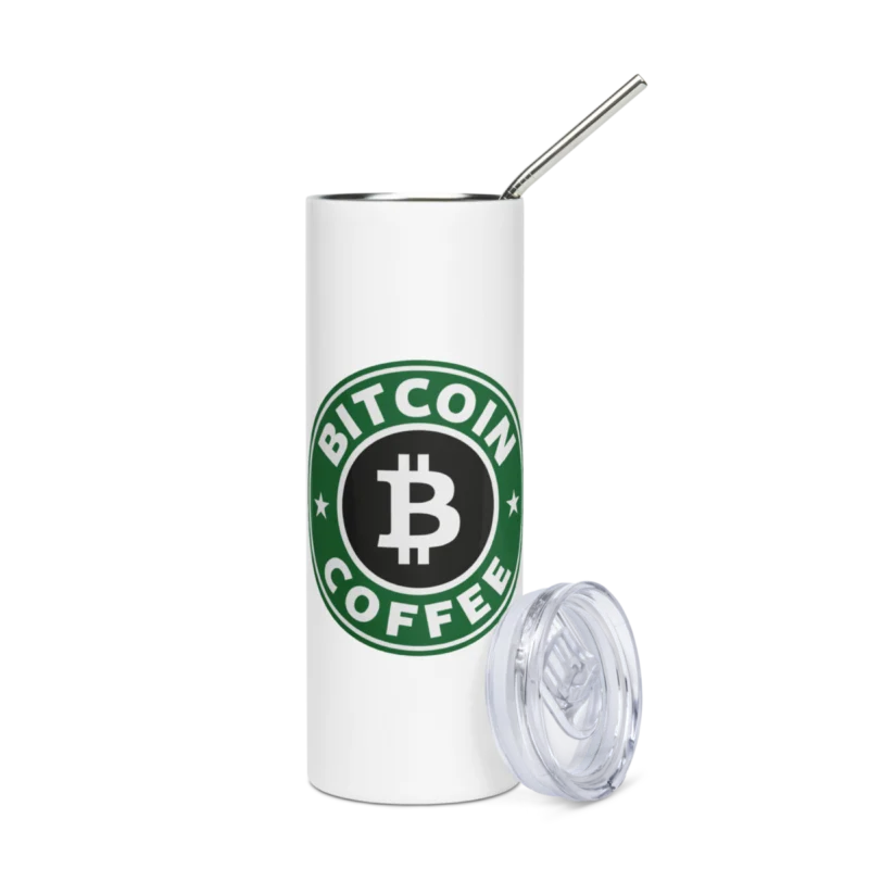 Bitcoin Coffee Stainless Steel Tumbler