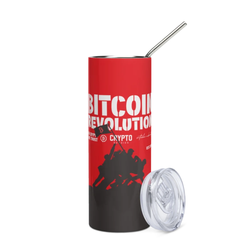 Bitcoin Revolution Stainless Steel Tumbler