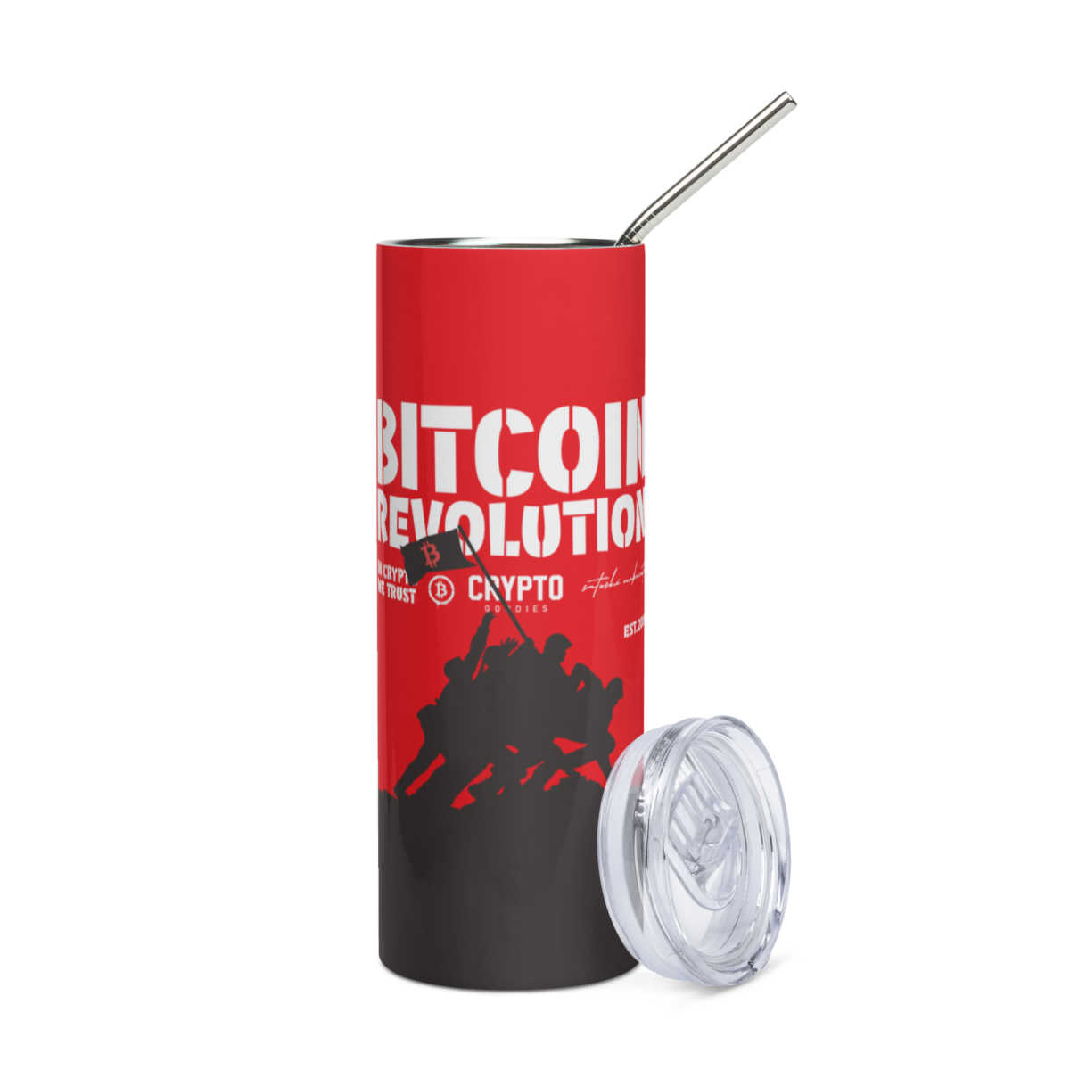 Bitcoin Revolution Stainless Steel Tumbler