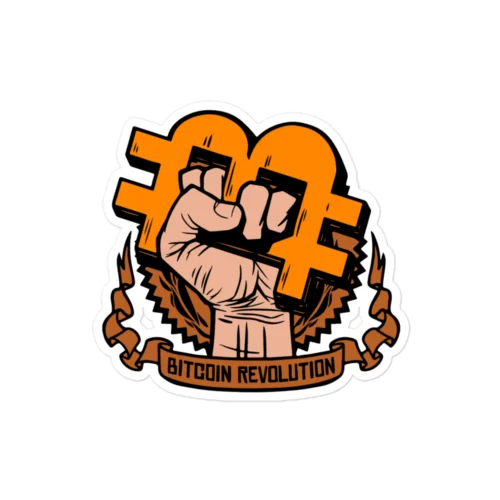 Bitcoin Revolution Sticker