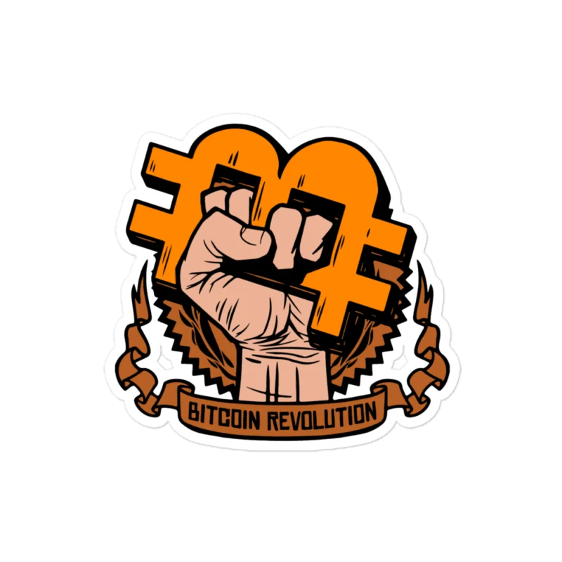 Bitcoin Revolution Sticker