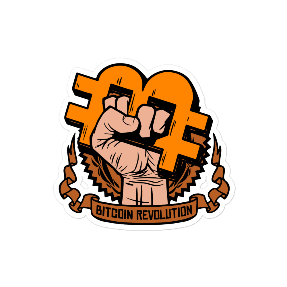 Bitcoin Revolution Sticker