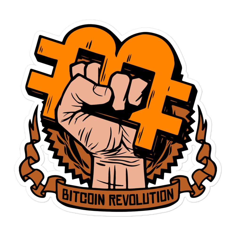 Bitcoin Revolution Sticker