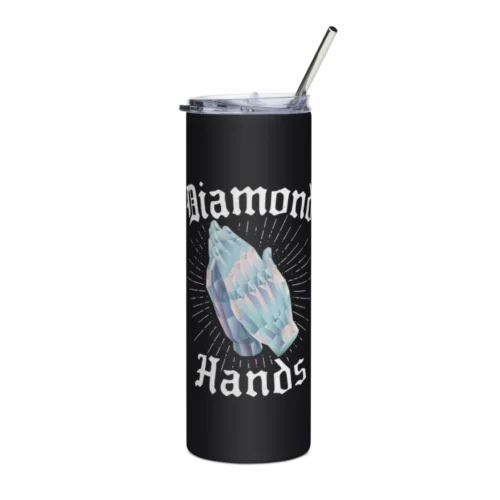 Diamond Hands Stainless Steel Tumbler