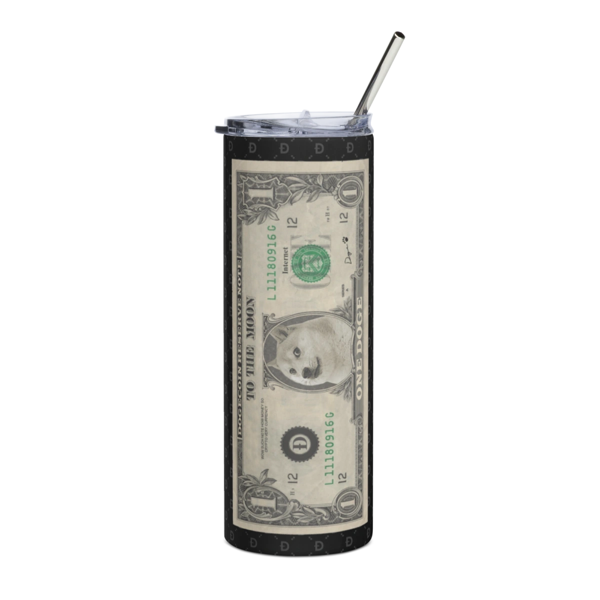 Dogecoin Stainless Steel Tumbler