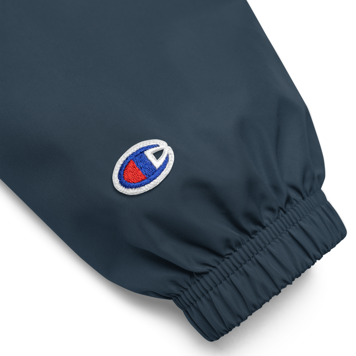 embroidered champion packable jacket navy product details 631f53e151477 - Bitcoin Classic Logo Champion Packable Jacket
