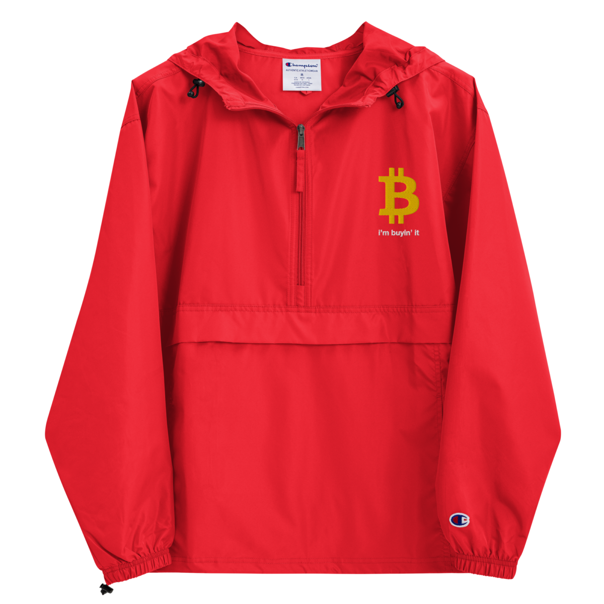 embroidered champion packable jacket scarlet front 631f42af16aef - Bitcoin: I'm Buyin' It Champion Packable Jacket
