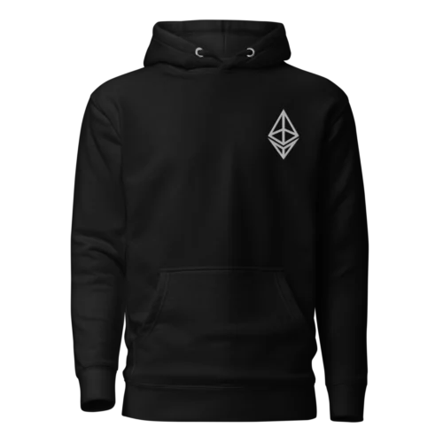 Ethereum Outline Logo (Embroidery) Hoodie