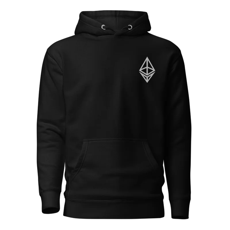 Ethereum Outline Logo (Embroidery) Hoodie