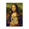 Le Mona Lisa x Doge Much Wow Poster
