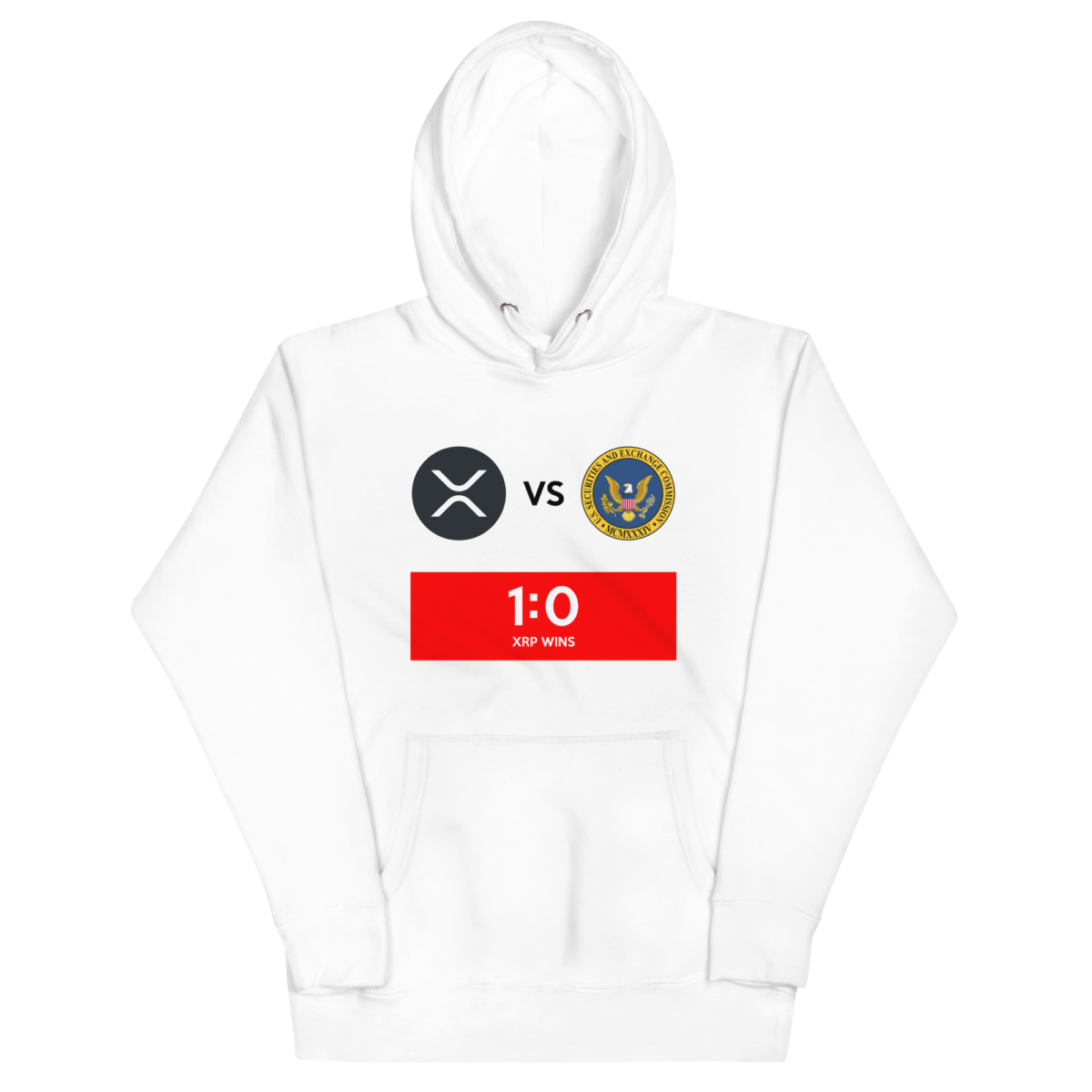 unisex premium hoodie white front 632b712ee5853 - XRP vs SEC Hoodie