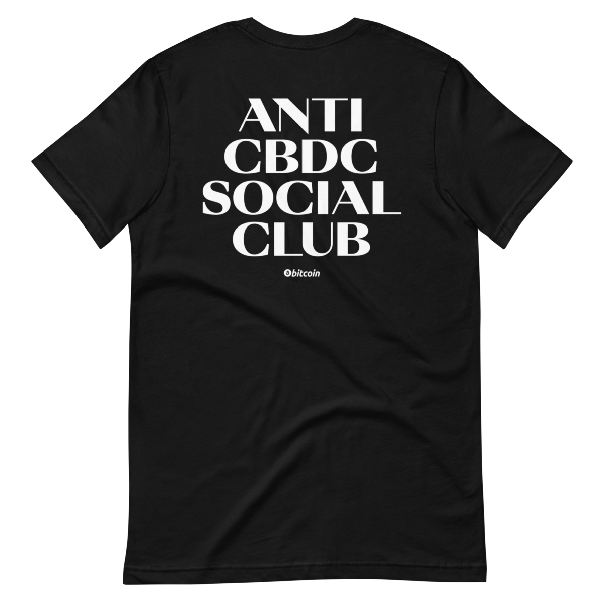 unisex staple t shirt black back 63305f4a1bb68 - Anti CBDC Social Club T-Shirt