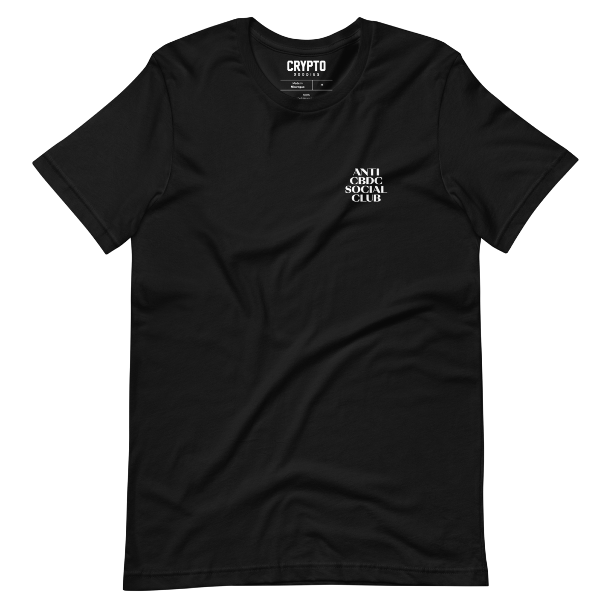 unisex staple t shirt black front 63305f4a1a0ef - Anti CBDC Social Club T-Shirt