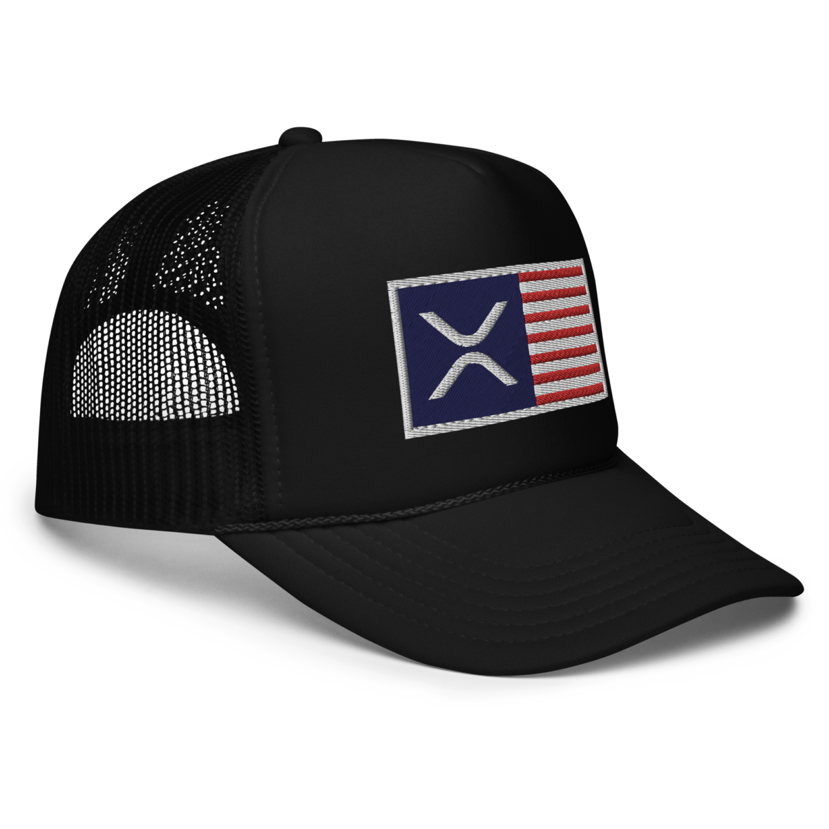 XRP: USA Flag Foam Trucker Hat